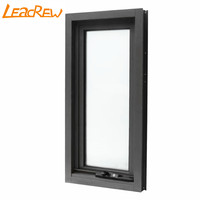 Venta al por mayor barato toldo ventana antirrobo seguridad doble vidrio aluminio toldo ventanas con barra protectora