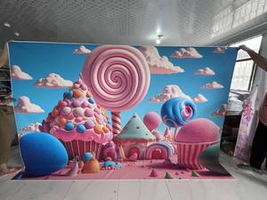 Fondo de Fotografía de Vinilo 3D para Fiestas de Cumpleaños y Bodas, Decoración para <span class=keywords><strong>Estudio</strong></span> Fotográfico, para Romper Pasteles, Fondo para Sesiones Familiares - Product Image 5