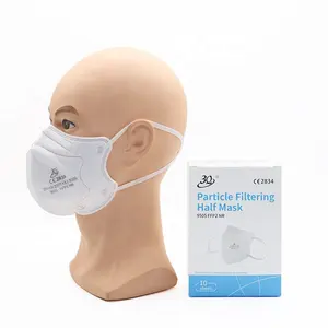 Yetişkin solunum cihazı EN 149 CE FFP2 Mascherine 3Q marka 5ply güçlü koruyucu katlanabilir maske yüz filtresi ffp2mask