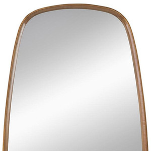 HMS 37 \ "marrone novità in legno incorniciato specchio accento per camera da letto o bagno per la casa decorazione a parete - Product Image 4