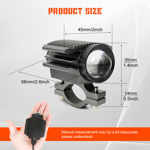 Feux de travail LED universels pour conduite tout-terrain, 20W, pour tracteurs, feux de travail LED clignotants, faisceau haut et bas, phare LED pour moto - Product Image 6