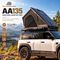 Tente de toit de voiture ADA OVERLAND à installation rapide, tente de camping pour véhicule avec matelas en mousse à mémoire de forme pour les aventures hors route
