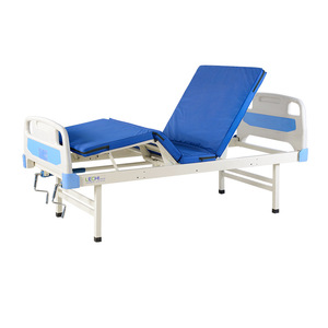 Cama de enfermería manual Lechi con doble manivela, estructura de aluminio, cama médica para el cuidado de pacientes, para uso doméstico y hospitalario. - Product Image 2