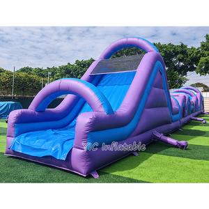 Divertido Obstáculo Inflable Gigante en Forma <span class=keywords><strong>de</strong></span> Peine para Fiestas, Carrera Radical, Tobogán, Obstáculo Inflable - Product Image 3