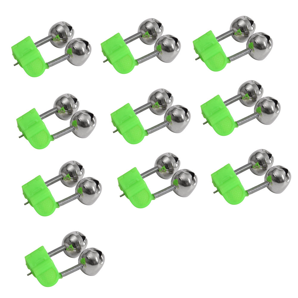 bells for fishing pole WHYHKJ 12PCS Alligator Clip Fishing Iron Clip Rivet Bell Spiral Clip Fish Bells Fishing Bite Alarm : Sports & Outdoors Item Specifics Fishing Bell  Fish With