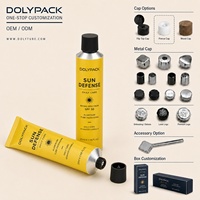 Tube en aluminium recyclable écologique de 10 ml, tube en aluminium pour gel, pommade, crème, lotion, emballage avec bouchon à vis