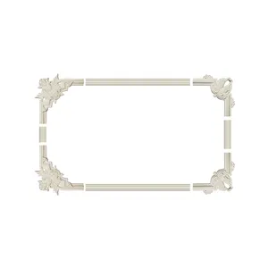 Tấm Tường Trang Trí Nội Thất Polyurethane Góc Tường Trang Trí Góc Bằng Sáp Khắc PU - Product Image 1