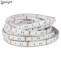 RGBW SMD5050 LED-Streifen DC12V 24V 30 60 LEDs pro Meter 10mm PCB 5M Rolle Flexibles Band für Dekorative Innenbeleuchtung