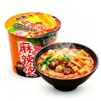 OEM Instant Low-Fat Hot Spicy Sweet Potato Vermicelli Noodles Packets 85g Cups 36/Carton EASY FAST COOK Room Temperature Storage
