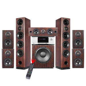 Sistema de Sonido Envolvente 7.1 para el Hogar, Sistema de Cine en Casa de Madera con Amplificador Digital Compatible con Sonido Envolvente 3D/8K - Product Image 1