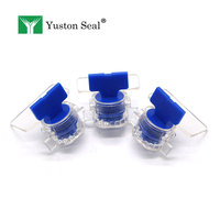 Sceau de sécurité haute résistance en plastique torsadé pour compteur électrique, avec verrou rotatif anti-effraction et fil en acier inoxydable pour compteurs d'eau et de gaz