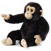 Peluche personnalisée Léopard Noir, Animal Sauvage en Peluche, Léopard Réaliste, Peluche Panthère pour Cadeau Enfant