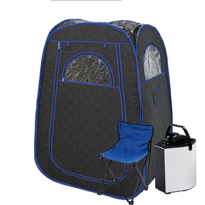 Sauna à vapeur portable facile à utiliser, tente de <span class=keywords><strong>spa</strong></span> personnel à domicile avec chaise pliante, télécommande, vapeur, détoxification intérieure, relaxation - Product Image 1