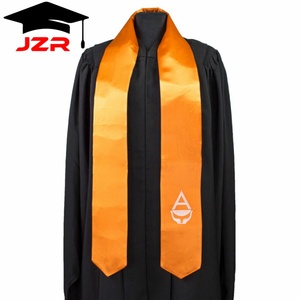 Traje de Graduación de Satén 100% de 60 a 72 Pulgadas con Bandera Nacional Personalizada y Letreros Personalizados para Graduados, Bordado Personalizado - Product Image 4