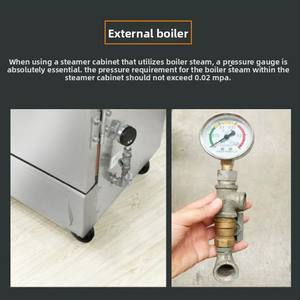 เตาอบไอน้ำสแตนเลสอัตโนมัติเต็มรูปแบบ <span class=keywords><strong>Meichu</strong></span> Commercial Electric สำหรับนึ่งข้าว ซาลาเปา ผัก - รถเข็นครัวโรงอาหาร - Product Image 5