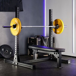 Banco de Pesas Multifuncional, Banco para Levantamiento de Pesas, Soporte para Levantamiento de Potencia, Estructura de Acero Metálico para Deportes de Fuerza, Banco para Mancuernas - Product Image 1