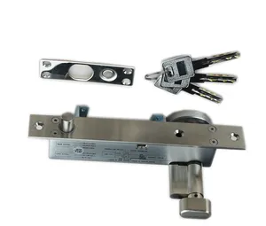 9 wires DC12V fail secure Stainless steel electric bolt lock with cylinder and keys