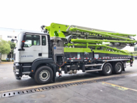 Pompe à béton diesel Zoomlion 47m 6x4 montée sur camion avec moteur, productivité 170m³/h, modèle 43X-5RZ, en promotion