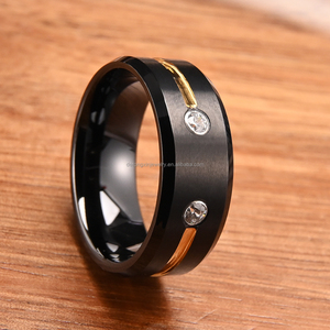 <span class=keywords><strong>Anillo</strong></span> <span class=keywords><strong>de</strong></span> carburo <span class=keywords><strong>de</strong></span> tungsteno negro <span class=keywords><strong>de</strong></span> 8MM, chapado en oro <span class=keywords><strong>de</strong></span> 18K, juego <span class=keywords><strong>de</strong></span> circonitas, <span class=keywords><strong>anillo</strong></span> <span class=keywords><strong>de</strong></span> boda <span class=keywords><strong>para</strong></span> hombres, joyería <span class=keywords><strong>de</strong></span> moda, regalo <span class=keywords><strong>de</strong></span> aniversario - Product Image 3