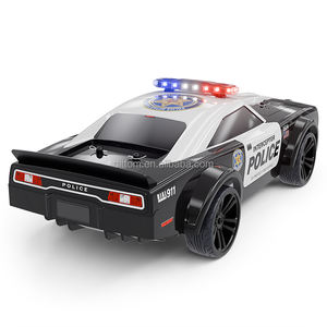 1/16 RC impermeabile della polizia <span class=keywords><strong>Muscle</strong></span> Drift <span class=keywords><strong>Car</strong></span> 2.4G 4WD veicolo da corsa ad alta velocità con i fari degli occhi di angelo demone - Product Image 4