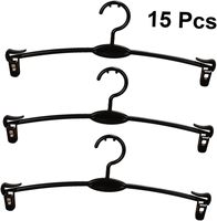 Cintres en plastique durables et personnalisables pour maillots de bain, sous-vêtements, soutiens-gorge, culottes et sacs – Blanc, noir, rose, transparent