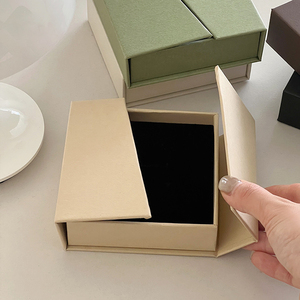 Elegant Necklace Flip Open Jewelry <b>Box</b> Packaging Luxury Magnetic <b>Earrings</b> Bracelet Jewelry <b>Gift</b> <b>Box</b> - Product Image 3