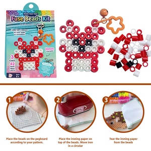 Kit de <span class=keywords><strong>perles</strong></span> à fusionner 3D innovant, ensemble de création de pixel art avec <span class=keywords><strong>perles</strong></span> fondantes pour les <span class=keywords><strong>loisirs</strong></span> <span class=keywords><strong>créatifs</strong></span> avancés - Product Image 2