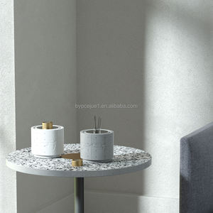 All'ingrosso personalizzato 100ml di lusso per la casa vuota profumo per camera Aroma di vetro in calcestruzzo Reed <span class=keywords><strong>diffusore</strong></span> bottiglia <span class=keywords><strong>con</strong></span> tappo bastoni - Product Image 1