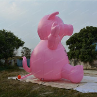 Prix d'usine, cochon gonflable géant pour la publicité