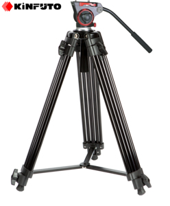 Kinfuto các nhà sản xuất cung cấp Heavy Duty <span class=keywords><strong>Tripod</strong></span> chuyên nghiệp hợp kim nhôm Video <span class=keywords><strong>Camera</strong></span> <span class=keywords><strong>Tripod</strong></span> với chất lỏng Head Kit GTS-6803 - Product Image 4
