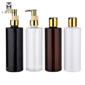 Offre Spéciale – Bouteille Cosmétique en Plastique 250ml 500ml avec Pompe Dorée, Ambre, Noir, Blanc – Emballage Vide pour Après-shampoing et Shampoing - Product Image 6