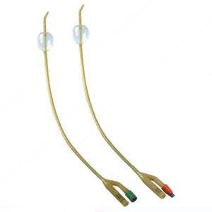 HH HK06A Kateter <span class=keywords><strong>Foley</strong></span> Lateks Kelas I Berlapis Silikon Sekali Pakai, Tidak Beracun, Tidak Berbahaya, Disinfeksi EO 3 Arah, Laju Alir 12-30 Fr/Ch - Product Image 3