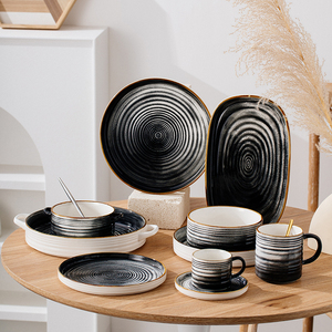 Vaisselle en gros, <span class=keywords><strong>assiette</strong></span> à <span class=keywords><strong>pizza</strong></span> <span class=keywords><strong>italienne</strong></span> en porcelaine personnalisée, plateau de service pour desserts, assiettes de présentation en céramique avec deux poignées - Product Image 2