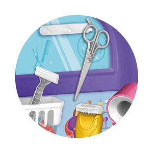 Jacko Toys Playing House Toys Ensemble de sac à dos pour la coupe de <span class=keywords><strong>cheveux</strong></span> Wash Get a Haircut Blow-Dry Toys pour enfants - Product Image 5