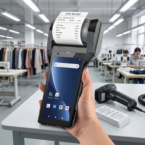 เครื่องรับชำระเงินแบบพกพา Android 12 PDA พร้อมเครื่องพิมพ์ใบเสร็จความร้อน 4G WiFi กล้อง สแกนเนอร์ ช่องใส่ซิมการ์ด - Product Image 1