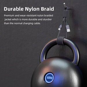 Biểu Tượng Tùy Chỉnh Đa Chức Năng 6 Trong 1 Truyền Dữ Liệu USB-C Pd100W Nhanh Chóng Sạc Nylon Bện Cáp Từ Loại C - Product Image 6