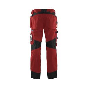 Blaklader กางเกงช่างฝีมือ155518605699C54กางเกงทำงาน7330509589663สีแดง/ดำ - Product Image 2