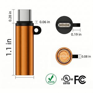ไฟแช็คไฟฟ้าแบบพกพาชนิดเป่าลม USB-C สำหรับโทรศัพท์ที่รองรับ OTG และพาวเวอร์แบงค์ ขายส่ง - Product Image 2