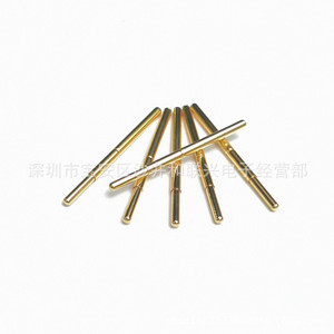 Sonde de test plaquée or Pa125 J, pointe ronde droite de 2,0 mm, sonde à ressort pour mesure électronique - Product Image 3