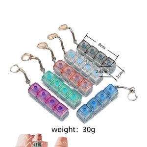 Fitness Tiger Light Up Stress Relief <b>Keyboard</b> Keychain With Colorful <b>Switches</b> Portable For Car Bag Charm - Product Image 5