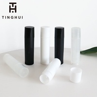 Tubes à lèvres vides, contenants de baume à lèvres de voyage, pour cosmétiques DIY faits maison, rechargeables, avec bouchon à vis, 4ml/5ml, sérigraphiés, 100 pièces en plastique