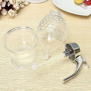 Juice Syrup Cup <strong>Bee</strong> Drip Dispenser Kettle <strong>Kitchen</strong> <strong>Accessories</strong> Honey Jar Container Storage Pot Stand Holder Squeeze Bottle - Product Image 5
