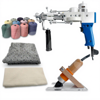 Qtools Bestes Tufting-Set Duo Tufting-Pistolen-Set 2-in-1 für Anfänger Teppichherstellung Tufting-Garn-Trimmer
