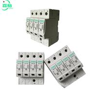 Parafoudre TENGEN TGU3 Type 2 AC SPD 20kA 40kA Conforme IEC 61643-11 Boîtier Ignifuge IP20 V0 Protection contre les surtensions sur rail DIN