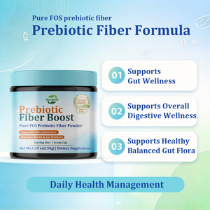 Fibra Prebiótica FOS Pura de Marca Privada OEM, 150g, Fibra Dietética para el Bienestar Intestinal - Product Image 3