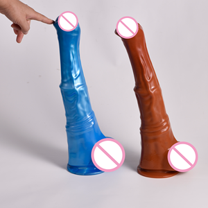 Vibrador realista enorme de pênis artificiais, 16.5 polegadas, médico, com ventosa, para mulheres - Product Image 5