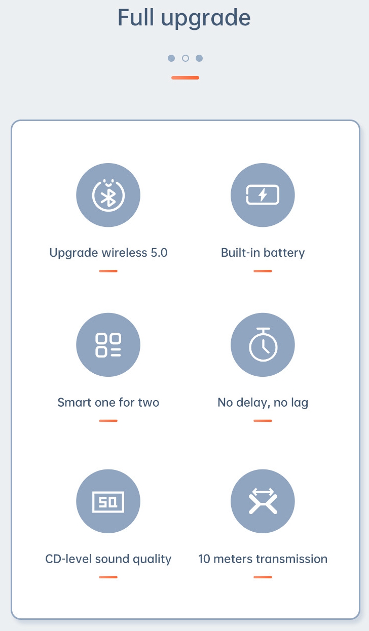 C31 Pair Dual Headphones Bluetooth 5.0 Audio Transmitter Adapter With Built-in 300mAh Battery