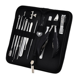 Nail clipper <b>set</b> for ingrown toenails, cuticle nail clippers, cuticle file, and adult pedicure. - Product Image 3