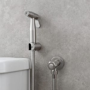 Silver ABS Plastic High Pressure Spray Modern Hotel Use <b>Hand</b> <b>Shower</b> Toilet Bidet Sprayer with Easy Installation 2-Year Warranty - Product Image 2