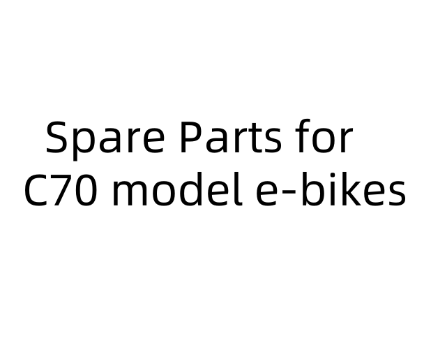 Spare Parts for C70 model e-bikes